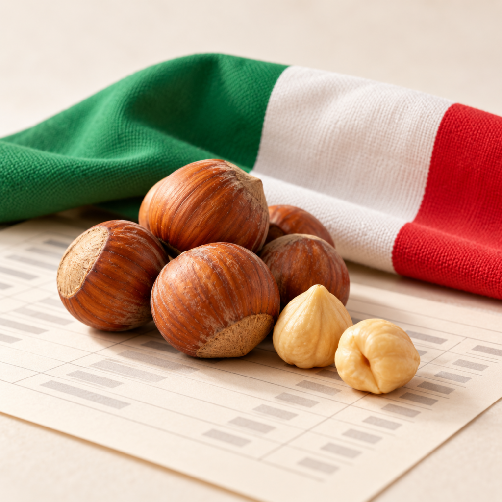 Prezzi delle nocciole italiane pubblicati dalle Camere di commercio al 01-10-2026